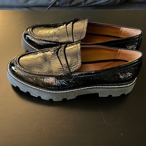 Franco Sarto Balin Patent Leather Platform Loafers - Brand New!